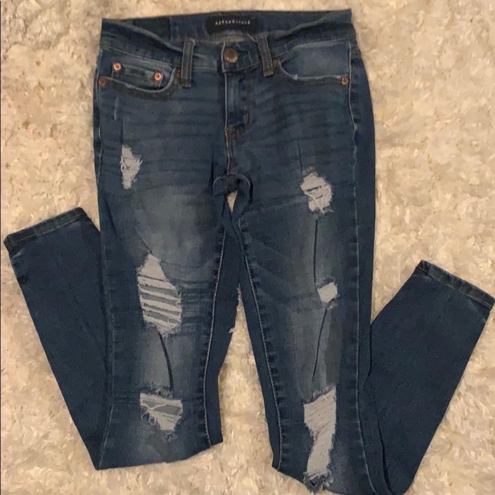 Aeropostale size 00 stretchy jeans